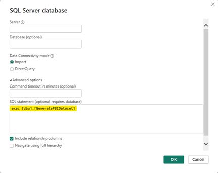 Image result for Tutorial On Stored Procedure Input Parameters in Power Bi