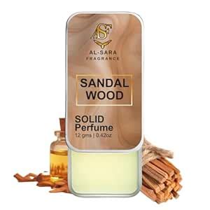 Buy Al Sara Fragrance™ Sandalwood Solid Perfume | Alcohol-Free, Warm ...