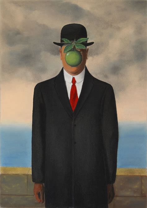 The son of man art print rene magritte art com – Artofit