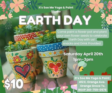 Paint and Plant Earth Day, It's Soo Me , Orange Grove, 20 April 2024 ...