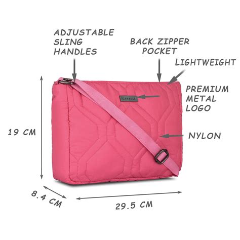 Buy Caprese Mars Sling Small (E) Fuchsia @ Rs.840 | Caprese Bags