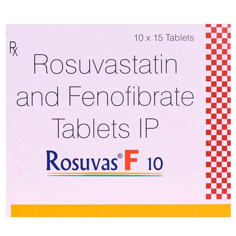 Rosuvas F 10 Tablet | Uses, Side Effects, Price | Apollo Pharmacy