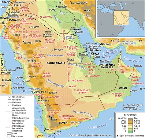 Arabian Desert | Facts, Definition, Temperature, Plants, Animals, & Map ...