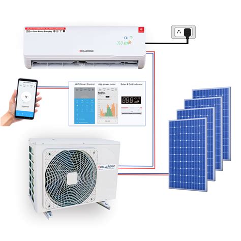 Galaxy 7G Hybrid AC/DC Solar Air Conditioner 1 Ton - Cellcronic Inverter