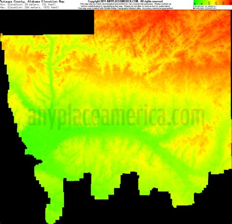 Free Autauga County, Alabama Topo Maps & Elevations