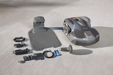 Amazon.com: Husqvarna 410iQ Automower Robotic Mower, 0.5 Acre Mowing Capacity, Wire Free Robot Lawn Mower with Charging Station, RS1 EPOS Reference Station and Replacement Blades, 970727401 : Tools