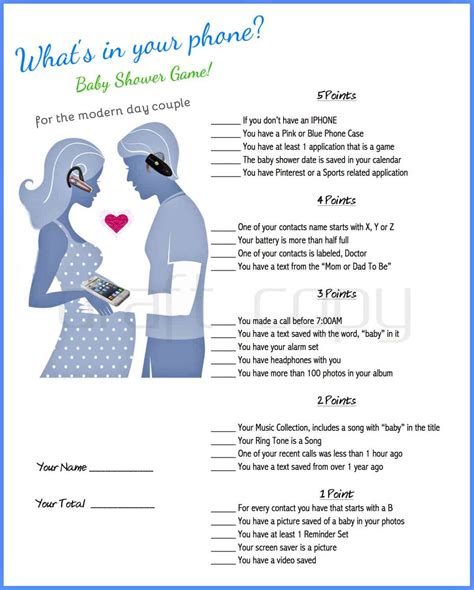 Co Ed Baby Shower Games