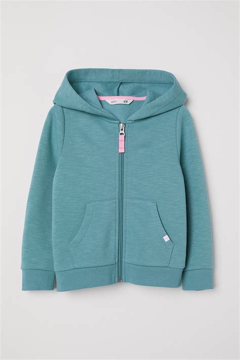 Hooded jacket - Turquoise - Kids | H&M IN