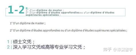 法国硕士公立项目申请条件 - 知乎