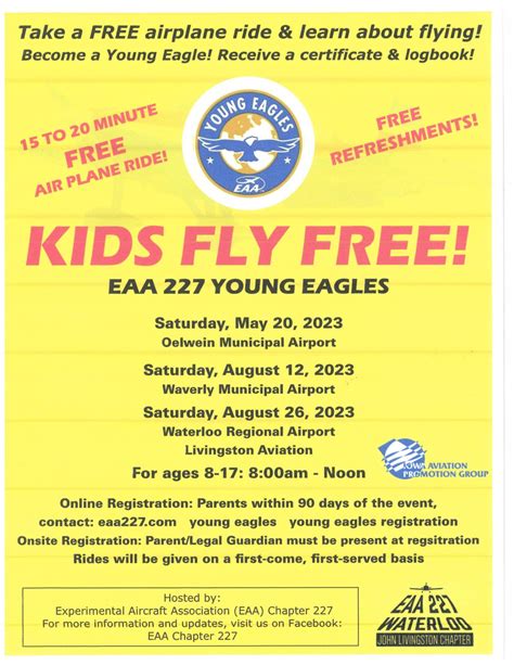 Kids Fly Free Event | Oelwein Iowa