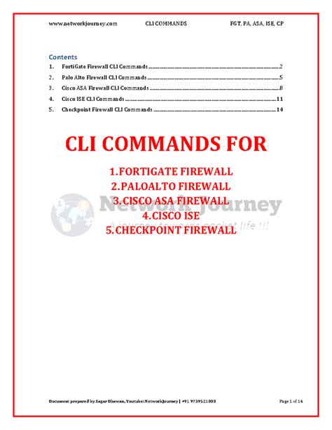 Cli command for fortigate palo ISE ASA checkpoint - Contents FortiGate ...