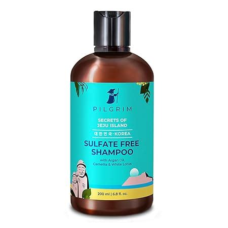 Buy Pilgrim Mild Sulphate Free Shampoo (Argan Oil) For Dry Frizzy Hair ...