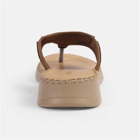 Buy Mochi Women Beige Casual Slippers Online | SKU: 44-254-20-36 ...