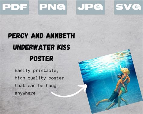 Percy And Annabeth Underwater Kiss