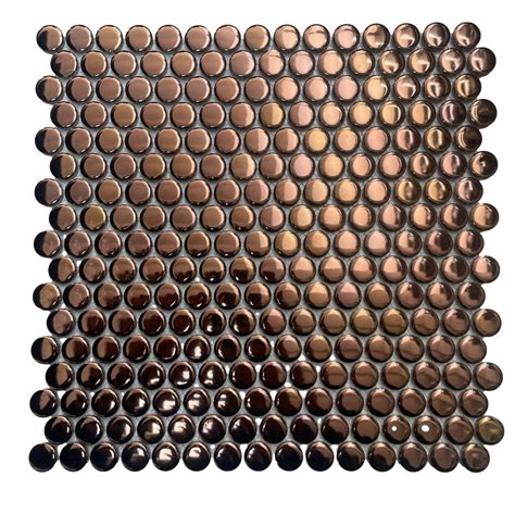 Shop Penny Round Rosegold Mosaic Tiles | Royal Tiles