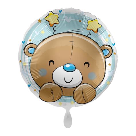 1 Balloon - Bear Blue - UNI