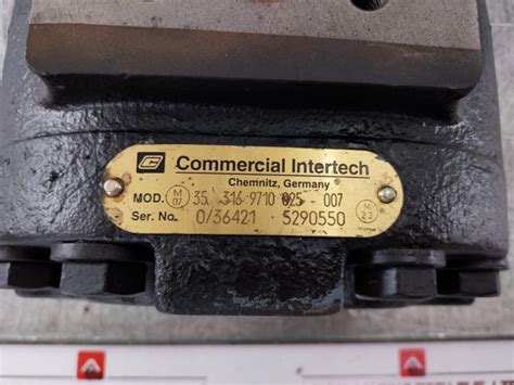 Commercial Intertech 35.316 9710 025-007 Hydraulic Pump 316 5030 002 ...