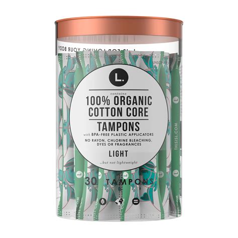 L. Organic Light Tampons - Shop Tampons at H-E-B