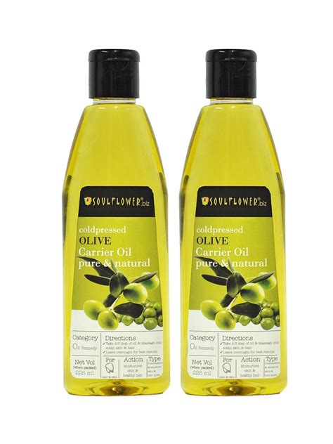 Buy Soulflower Olive Carrier Oil for Hair Nourishment, Moisturizing ...