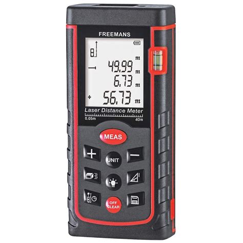 FREEMANS PRO-L40 Professional Laser Distance Meter 40m with Area ...