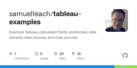 Tableau Example Data 的图像结果