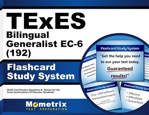 Texes 192 Bilingual Generalist Ec-6 Exam Flashcard Study System: Texes ...