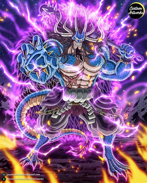 ArtStation - Kaido Hybrid Dragon (One Piece) = COMMISSION