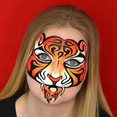 Face Paint Tiger Tutorial at Amanda Okane blog