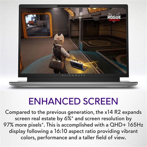 Alienware x14 R2 Gaming Laptop 14 QHD+ 165Hz India | Ubuy