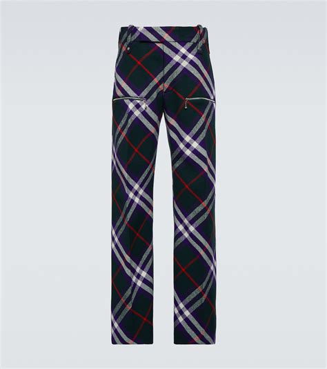 Burberry pants mens purple online