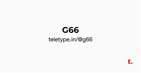G66 — Teletype