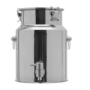 304 Stainless Steel Beverage Drink Dispenser with Spigot, 2.6 Gallon 10 ...