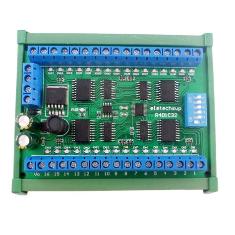 DC 12V 32Ch DIN35 Guide Rail Box RS485 Controller | Ubuy India