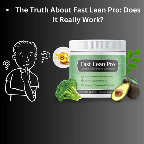 Fast Lean Pro Review-2024: Your Ultimate Solution for Effective Weight Loss and Improved Health ...