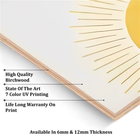 Sunrise Wood Print Wall Art Set of 3 – Chalk My Theme