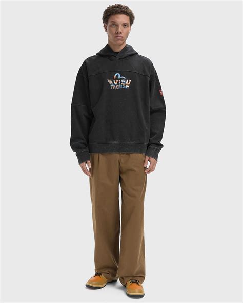 Moose Knuckles EVISU X MOOSE HOODIE Black | BSTN Store