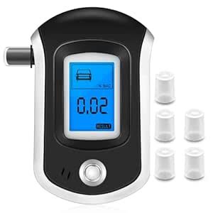 Alcohol Breathalyzer, Professional-Grade Accuracy Portable Breath ...