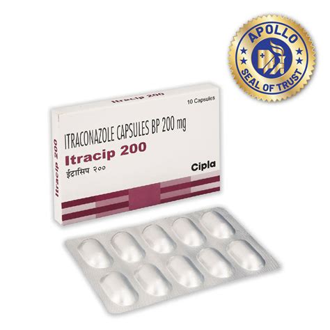 Itracip 200 mg Capsule | Uses, Side Effects, Price | Apollo Pharmacy