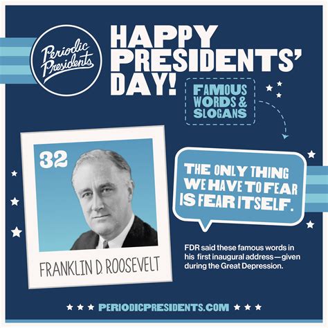 Finally. . . It's All the Presidents' Heads - Periodic Presidents