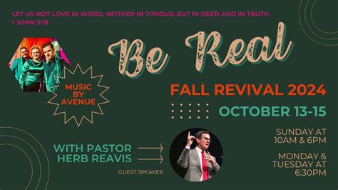 BE REAL: Fall Revival 2024, 6050 Plain View Hwy, Dunn, NC, United ...