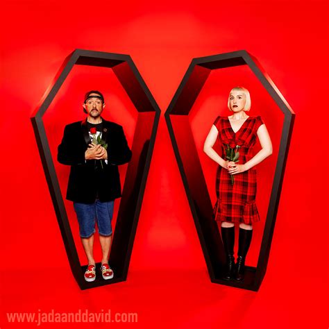 Cartoon Coffin Photoshoot BTS with Kevin Smith and Harley Quinn Smith | Jada and David ...