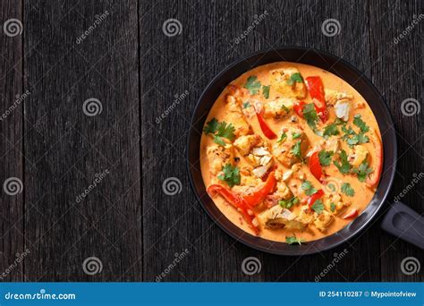 Fish Stew Cooked with Coconut Milk and Veggies Stock Image - Image of ...
