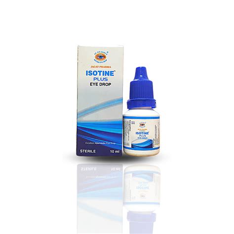 Buy Isotine plus eye drops 10ml Online - Ayush Care