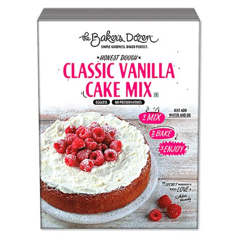 Buy The Baker's Dozen Classic Vanilla Cake Mix Online at Best Price of ...