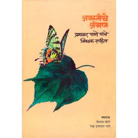 Agastiche AanganPrabhakar Padhye Yanche Nivasdal Sahitya by Vilas Khole ...