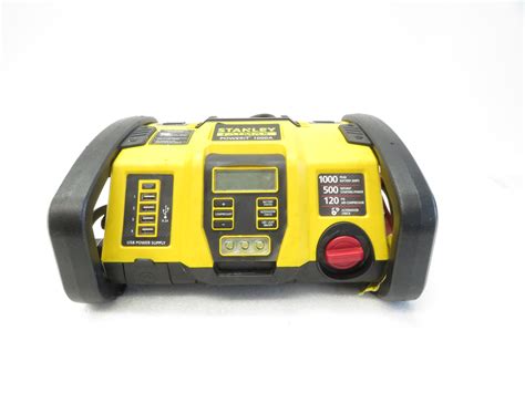 Stanley PP1DCS 1000 Peak Amp Power Station 120 PSI Air Compressor Fatmax