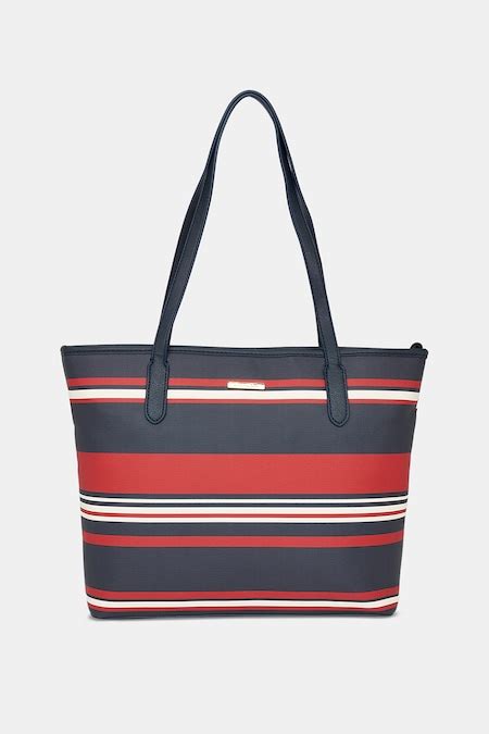 Multi-coloured Striped Casual PU Women Tote bags - Selling Fast at ...