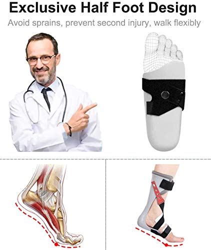 Buy Upgraded Ankle Foot Orthosis Support AFO Brace for Stroke Foot Drop ...