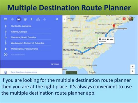 PPT - Multiple Destination Route Planner PowerPoint Presentation, free ...