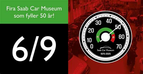 Födelsedagskalas – fira Saab Car Museum som fyller 50 år!, Åkersjövägen ...